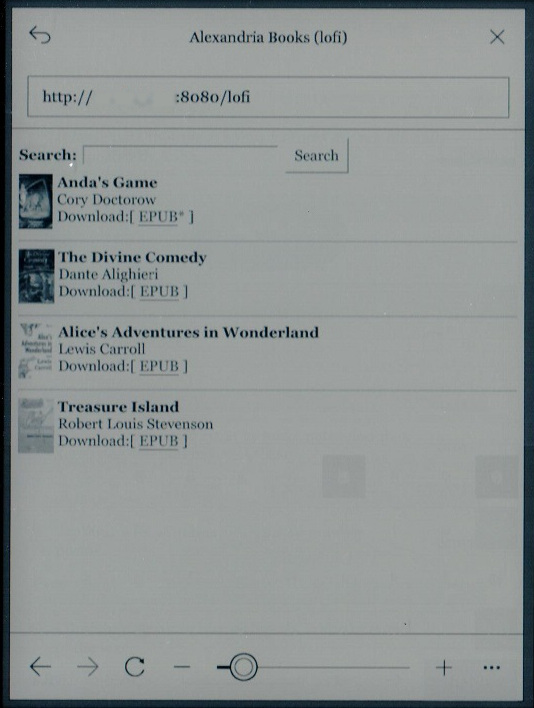 Kobo eReader on LoFi